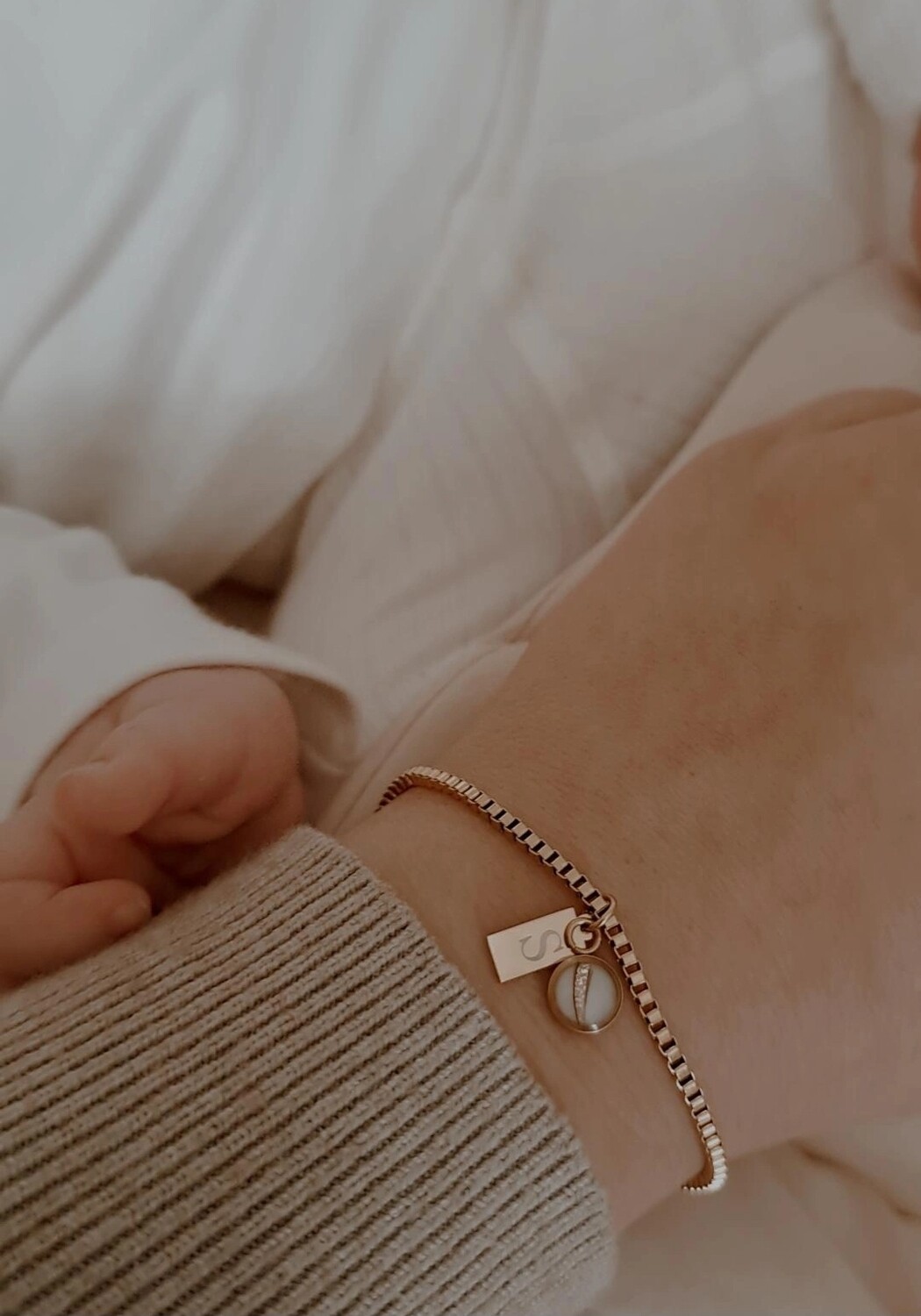 Armband 02 Basic exclusief hangertjes goud/zilver
