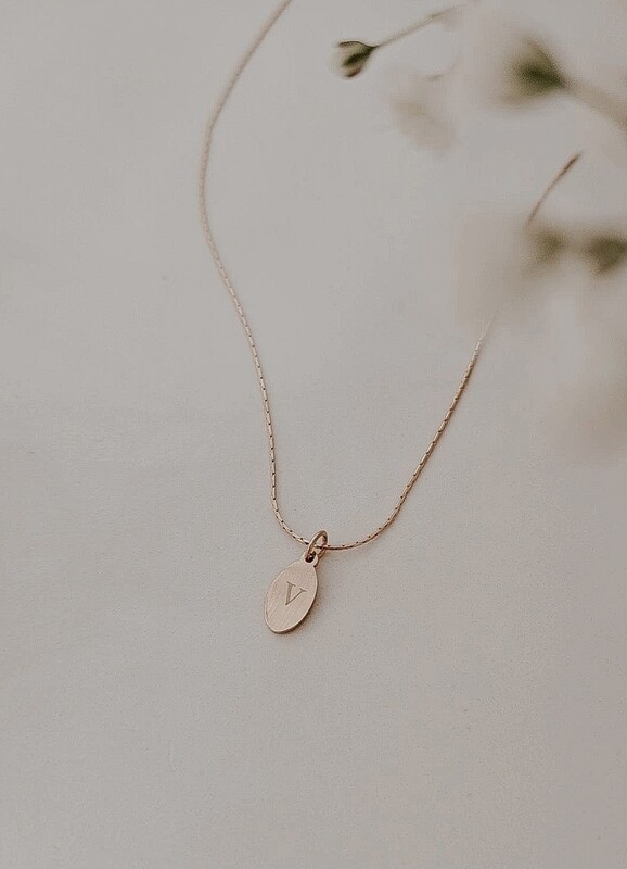 Ovaal zilver/goud/rosé smal