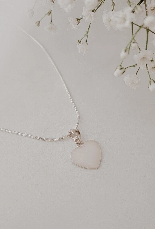 Groot hart zilver