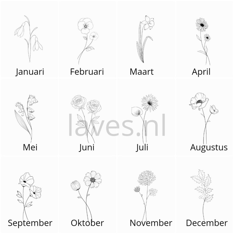 Birthflowers 8mm