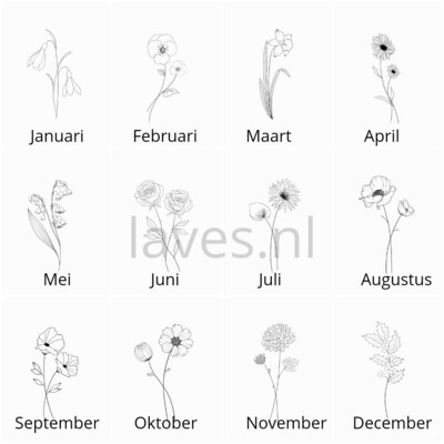 Birthflowers 8mm