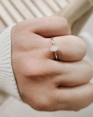 14 karaat goldfilled ring