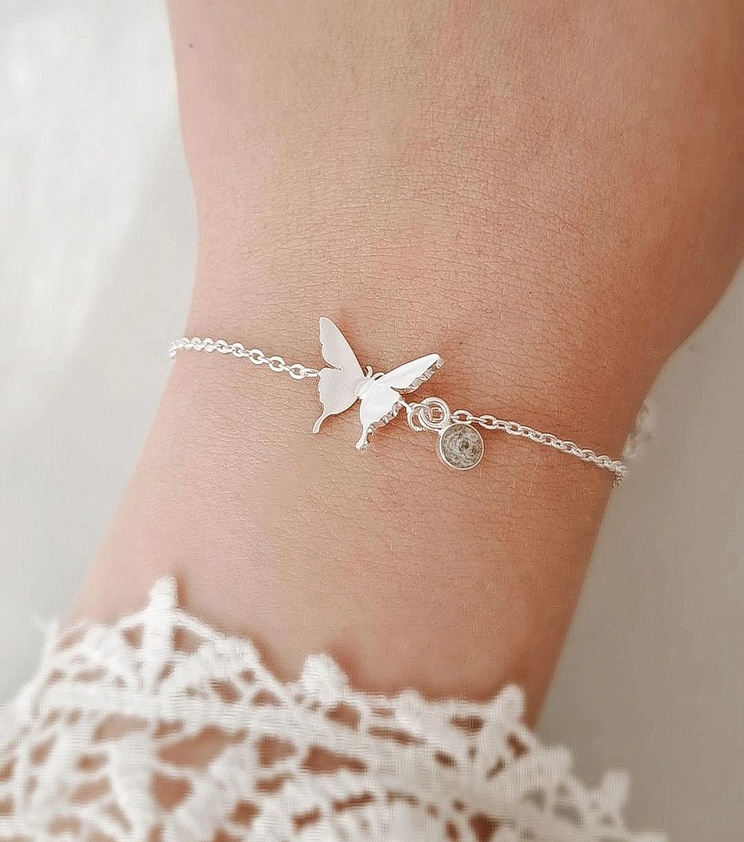 Vlinder armband 925 zilver