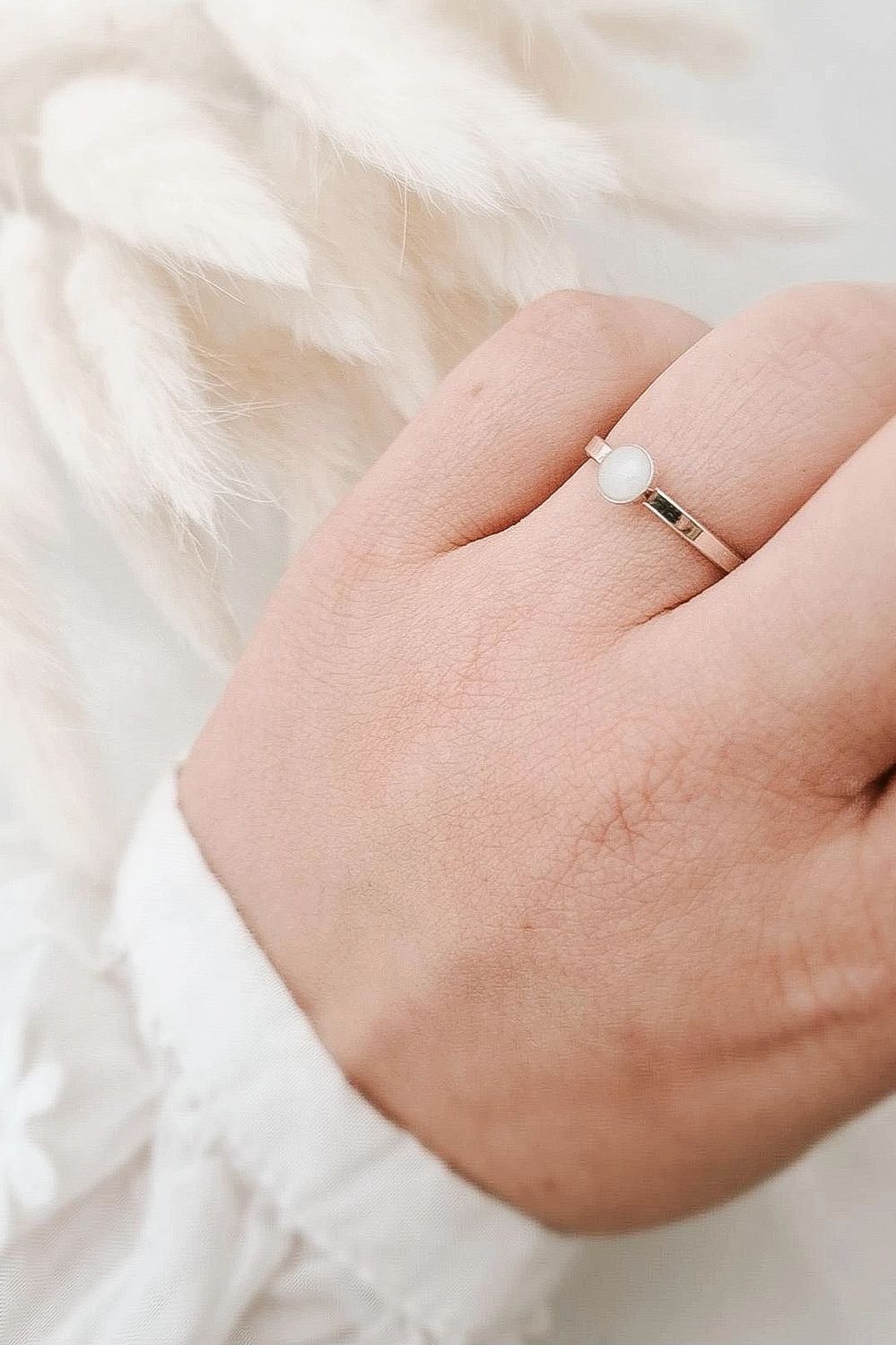 Zilveren ring 4mm smalle ringband