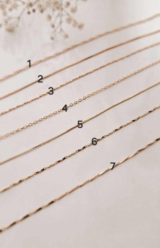 14k goldfilled kettingen 45cm