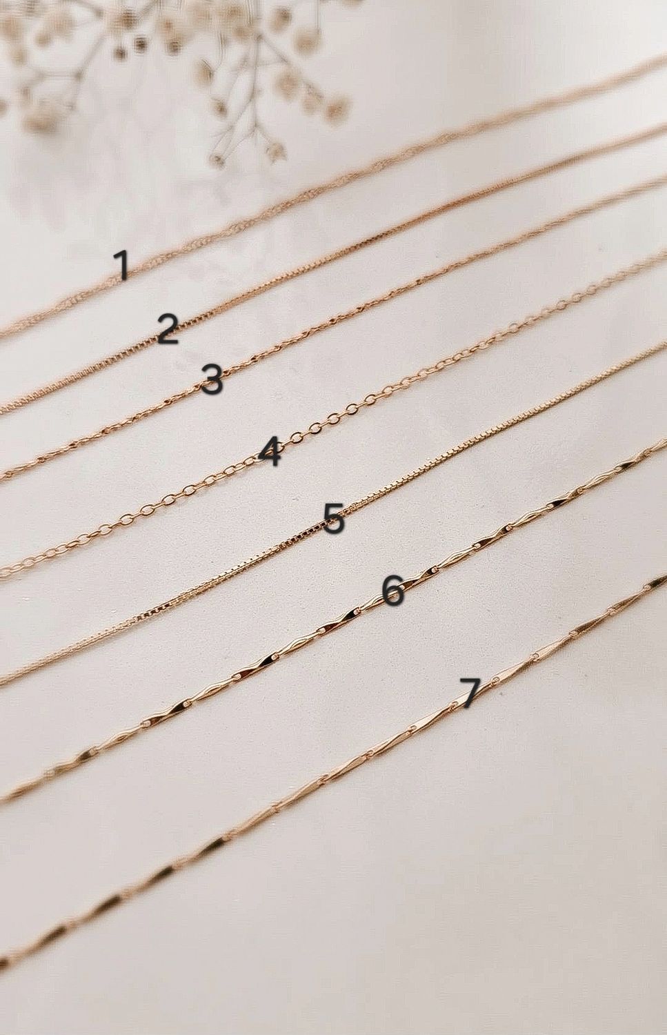 14k goldfilled kettingen 45cm