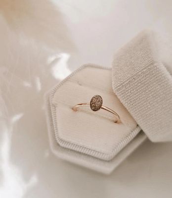 14 karaat goldfilled ring