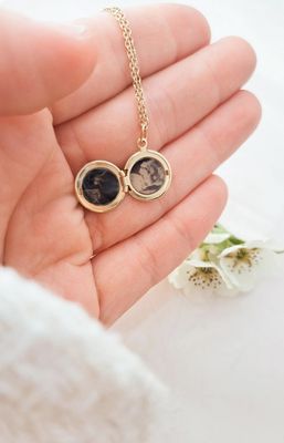 Medaillon verguld goud/écht zilver. Echo/dna/as etc. 