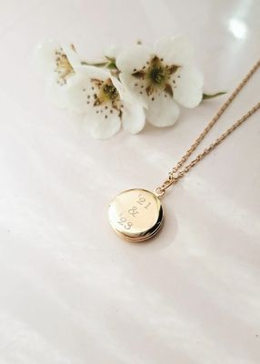 Medaillon verguld goud/écht zilver. Echo/dna/as etc. 