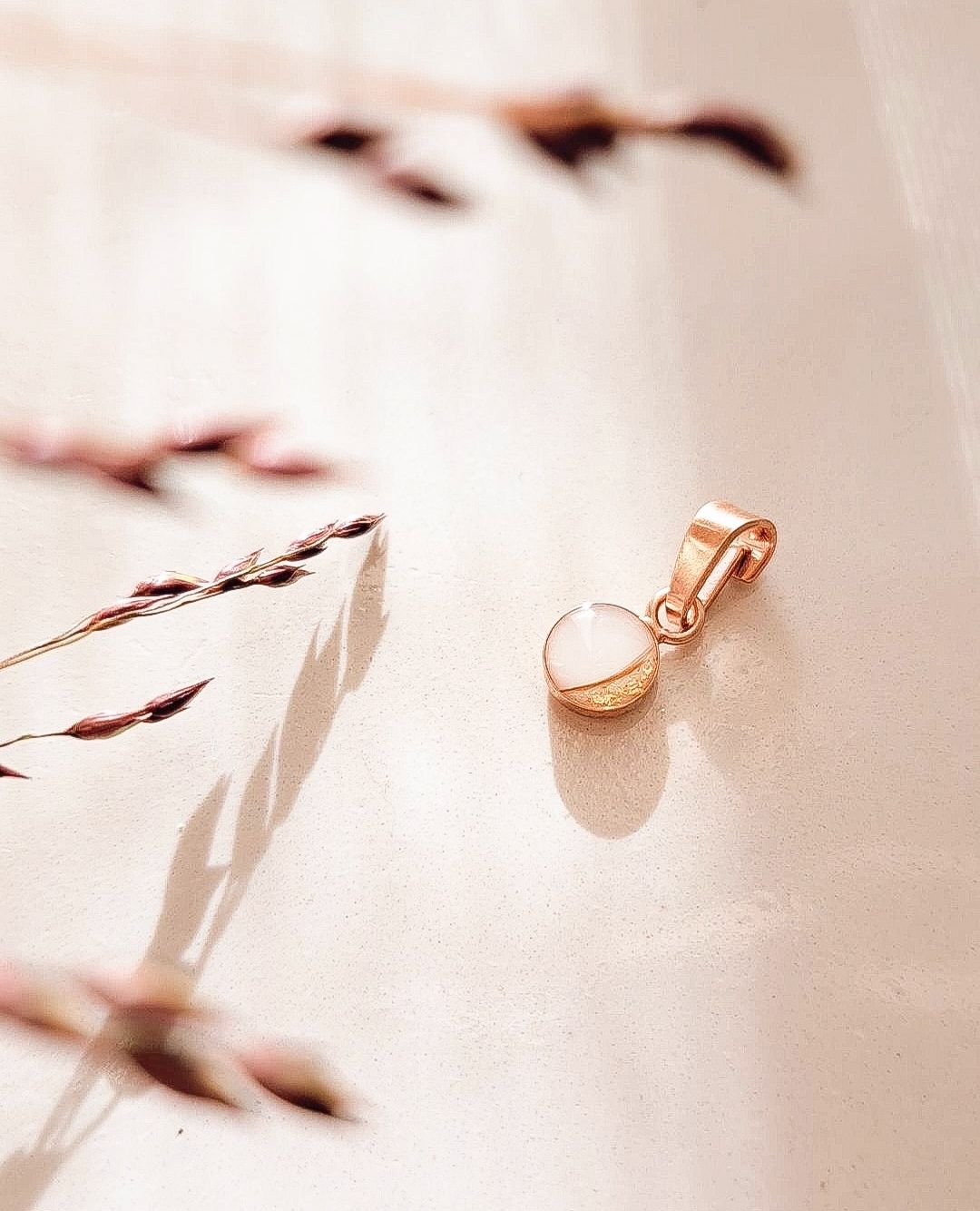 6mm hanger zilver/verguld goud of rosé