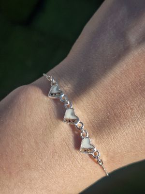 Uitbreidingsarmband hartjes