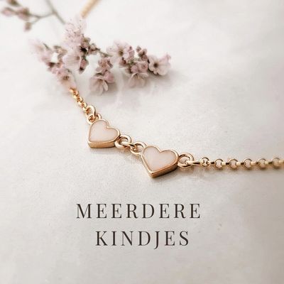 Uitbreidingsarmband hartjes