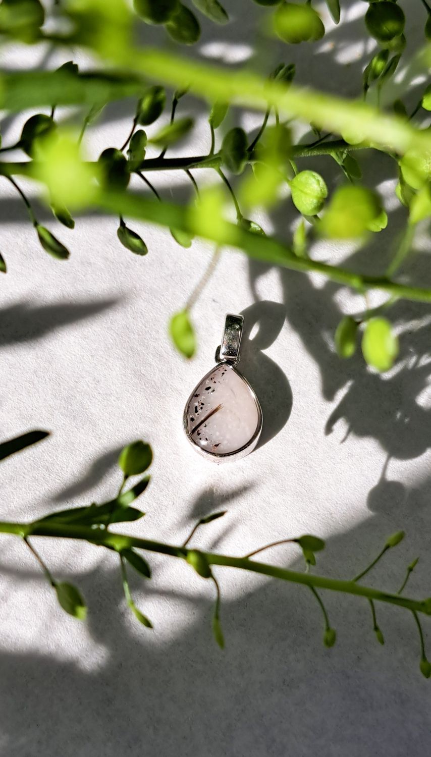 Zilver 925 druppel hanger mini