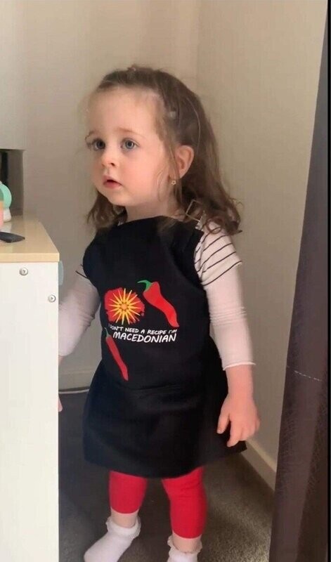 Kids Apron Black