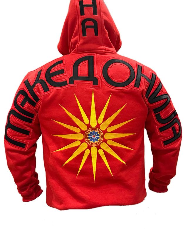 Red Makedonija Hoodie