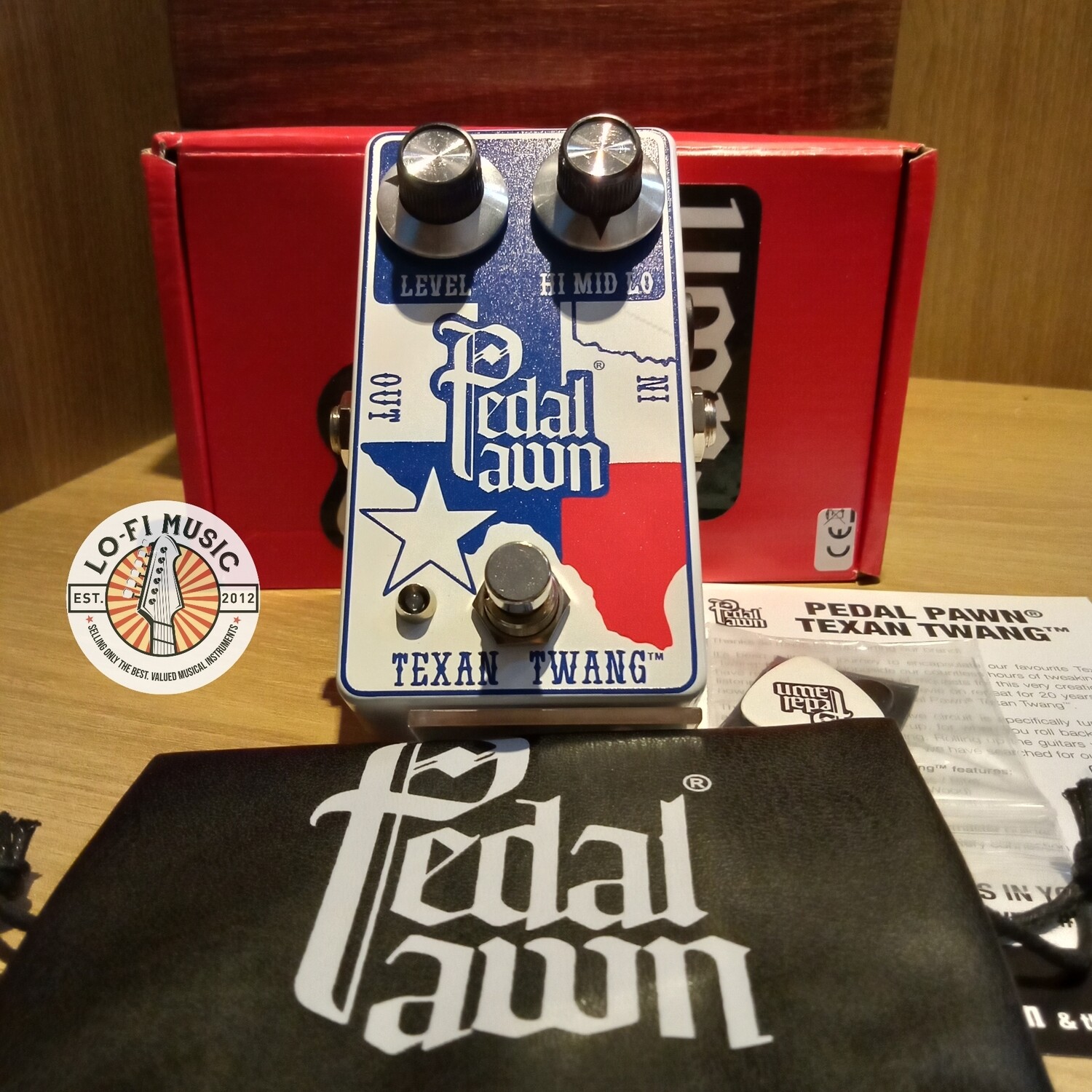 Pedal Pawn UK Texan Twang Diaz Texas Ranger Treble Booster