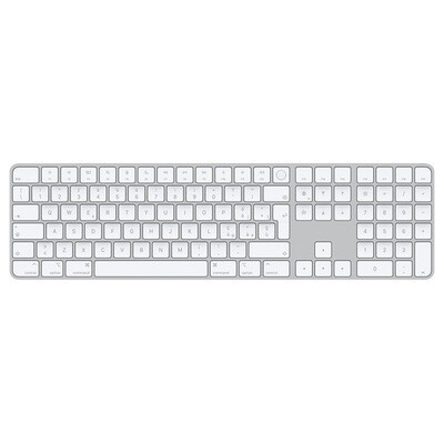 Magic Keyboard con Tastierino Numerico e Touch ID Bianca per Mac con Chip M1