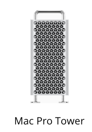 Nuovo MAC Pro Chip Apple M2 Ultra con CPU 24‑core, GPU 60‑core, Neural Engine 32‑core, 64GB di memoria unificata, Unità SSD da 1TB