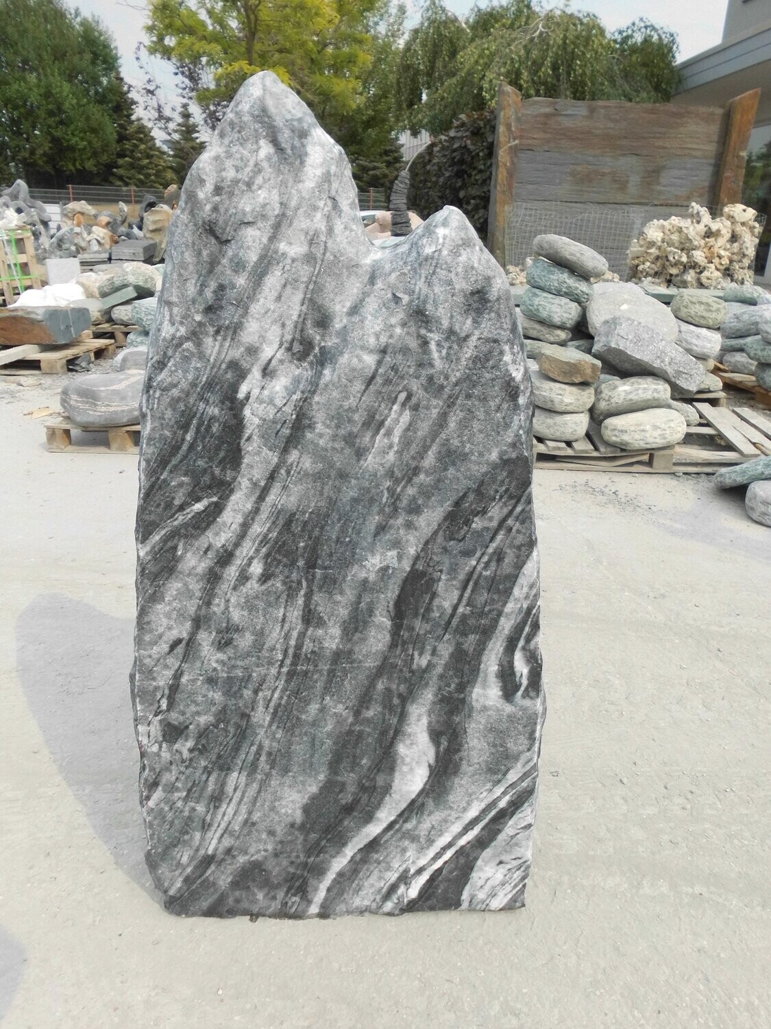 Alaska-Grau-Felsen, spaltrau