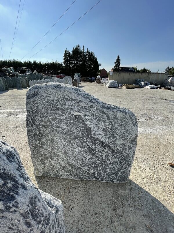 Chiorit-Grau-Felsen, getrommelt Chiorit-Grau-Felsen, getrommelt
