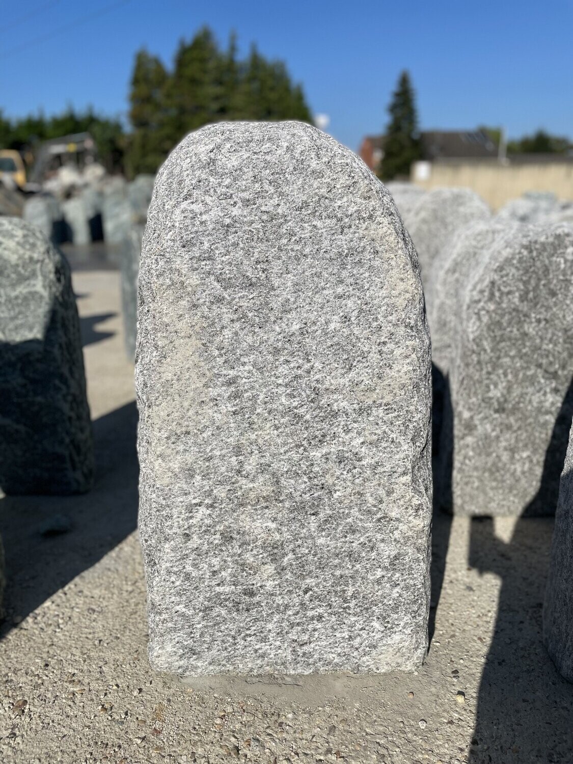 Silber-Gneis-Felsen, getrommelt