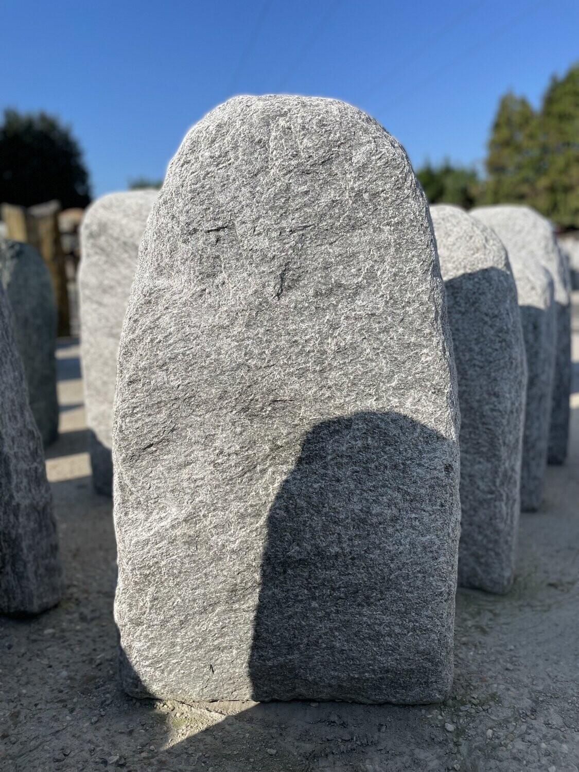 Silber-Gneis-Felsen, getrommelt