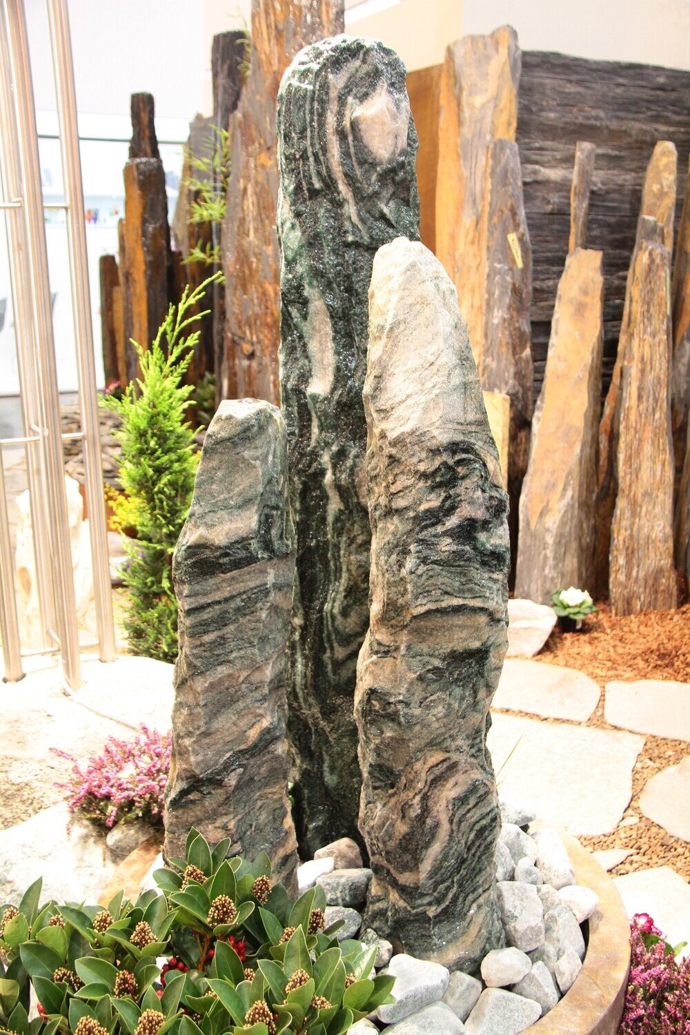 3er-Gruppe-Lappland, spaltrau, gebohrt
