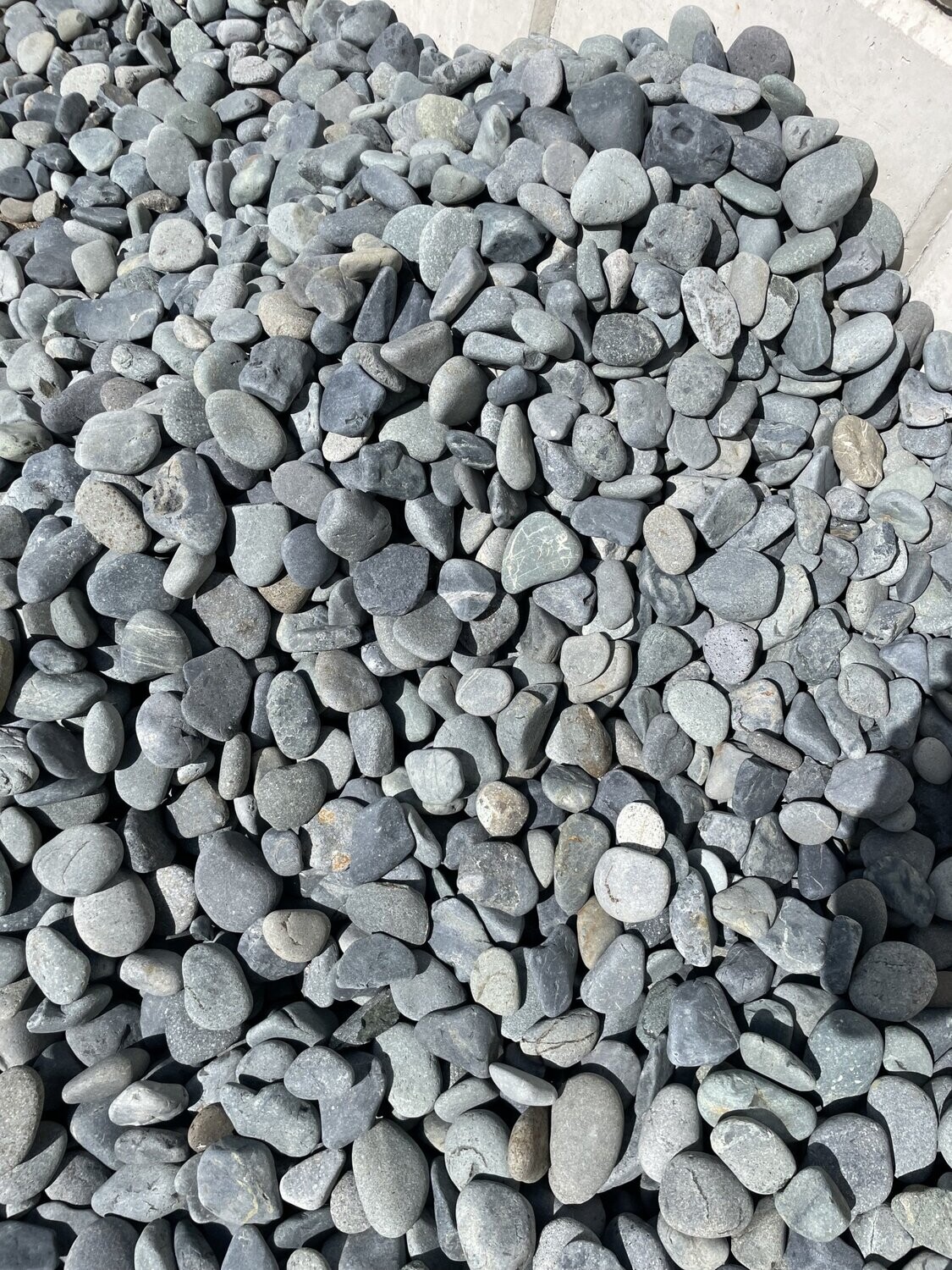 Beach-Pebbles, grün 30/60mm
