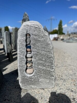Beola-Felsen, getrommelt mit Steineiche