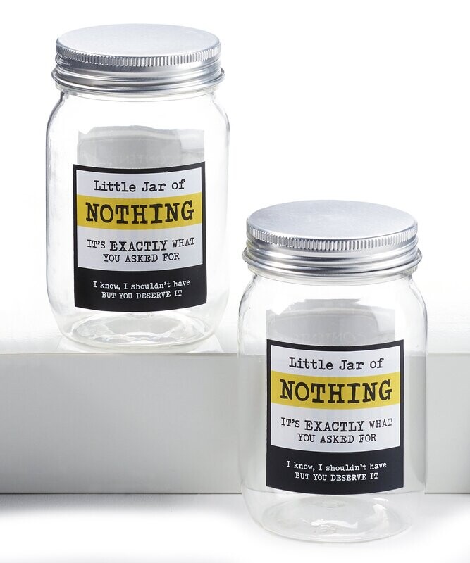 Little Jar of Nothing - Exactly what you asked for!