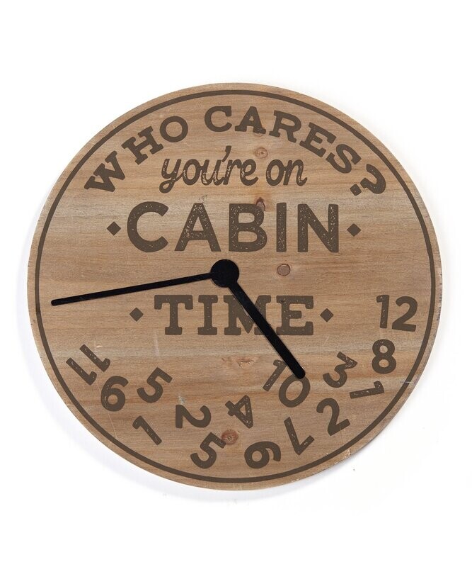 Cabin Time Wall Decor
