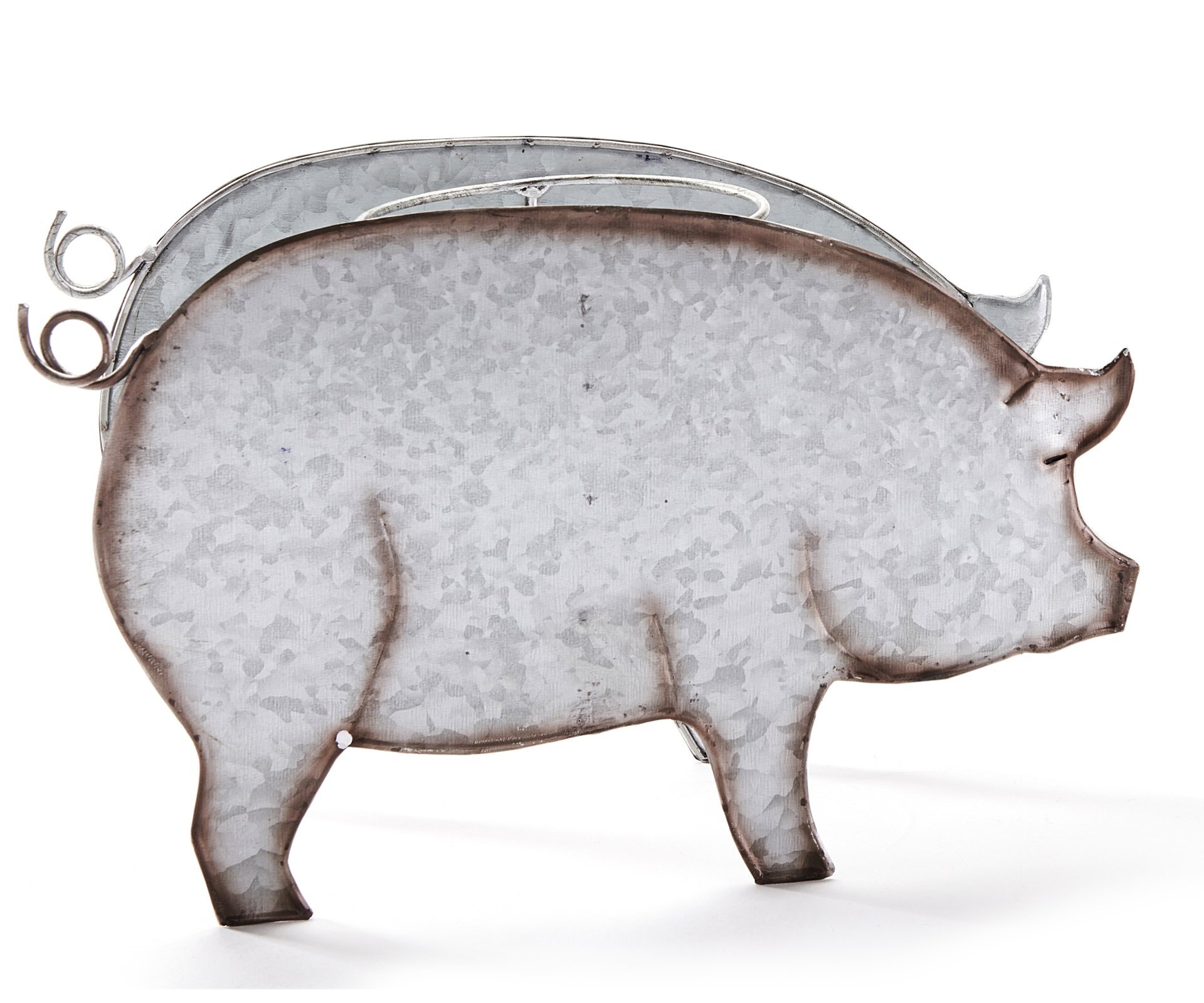 Tin Pig Plant Holder