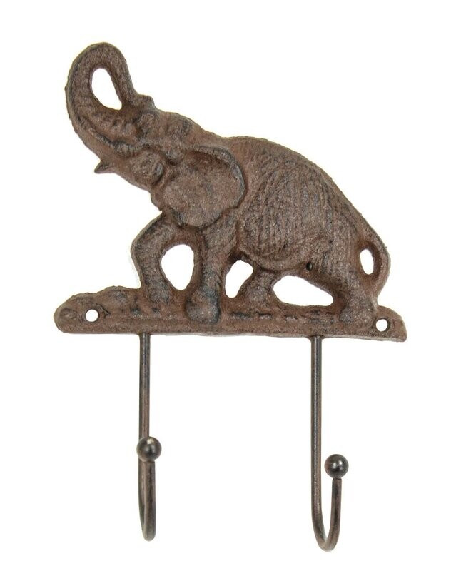 Cast Iron Elephant Key Rack/Hook