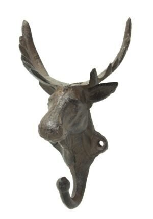 Cast Iron Moose head Hook