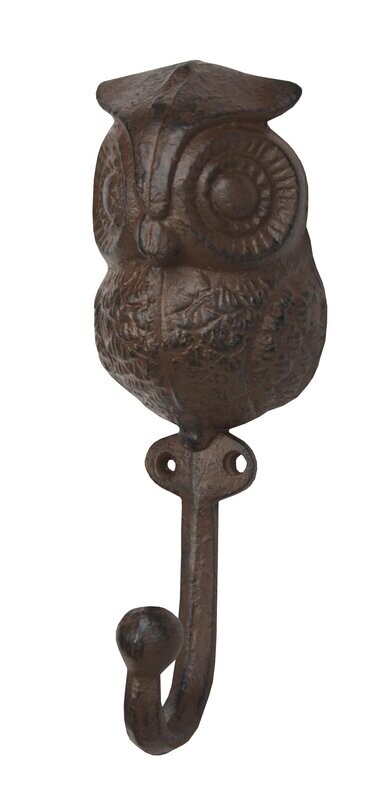 Cast Iron Owl Hook