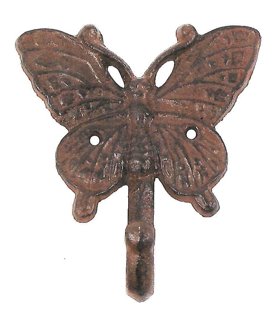 Cast Iron Butterfly Hook