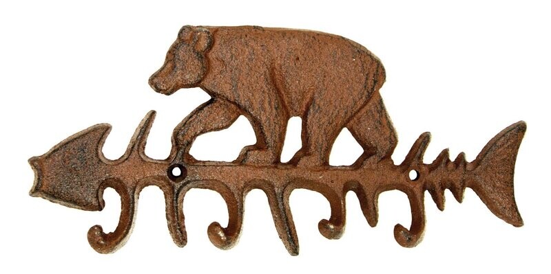 Cast Iron Bear / Fish Hook