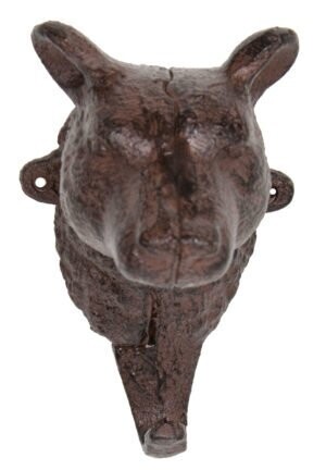 Cast Iron Bear head Hook