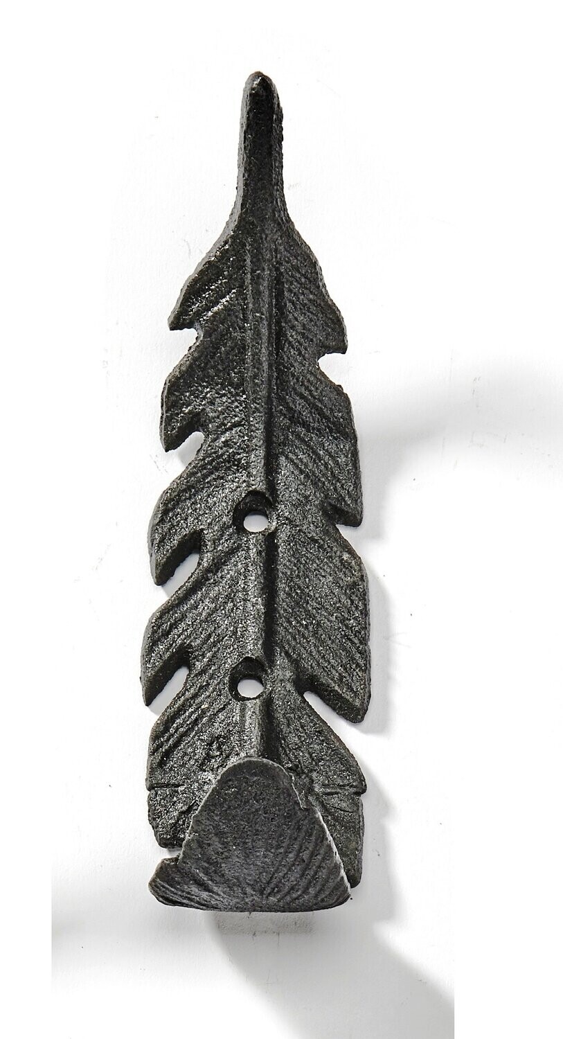 Cast Iron Feather Hook