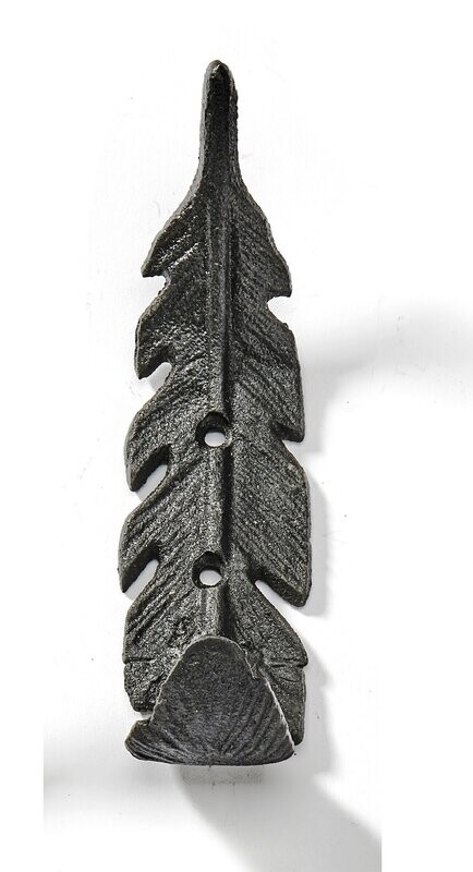 Cast Iron Feather Hook