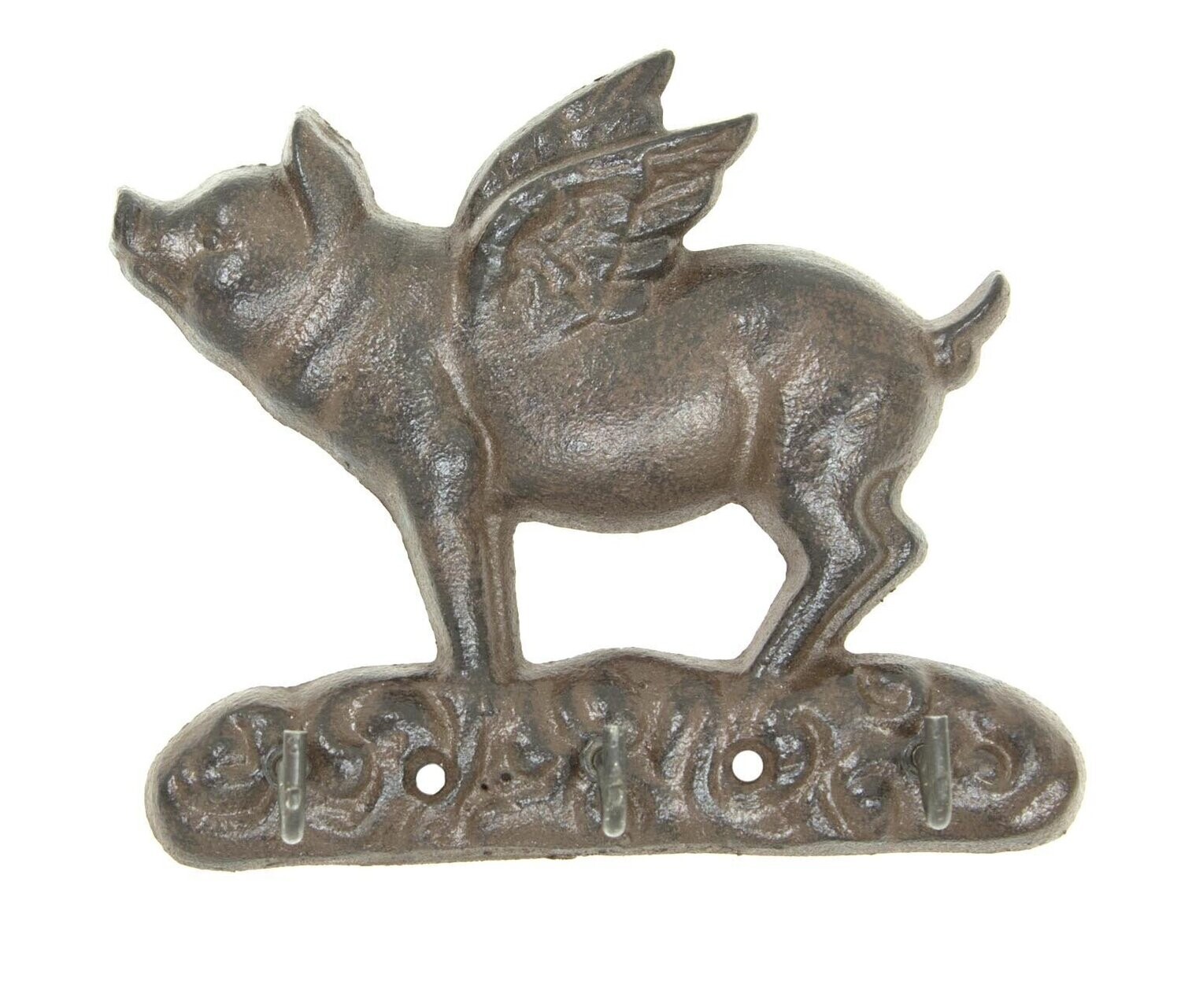 Cast Iron Pig Key Rack / Hook