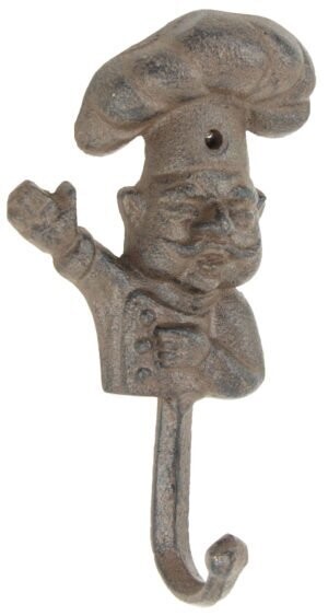 Cast Iron Kitchen Chef Hook