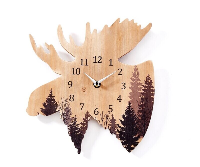 Moose Wall Clock