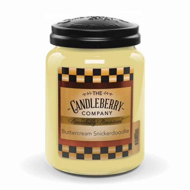 Candleberry Candles Buttercream Snickerdoodle™, 26 oz. Large Jar Scented Candle