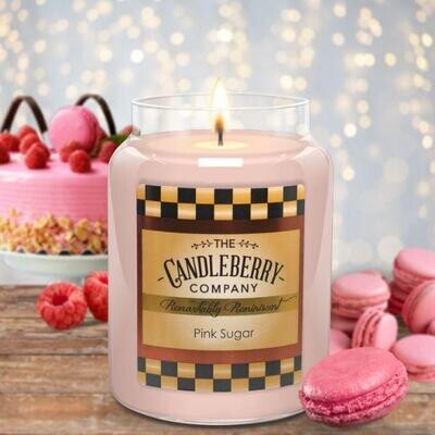 Candleberry Candles Pink Sugar™, 26 oz. Large Jar Scented Candle