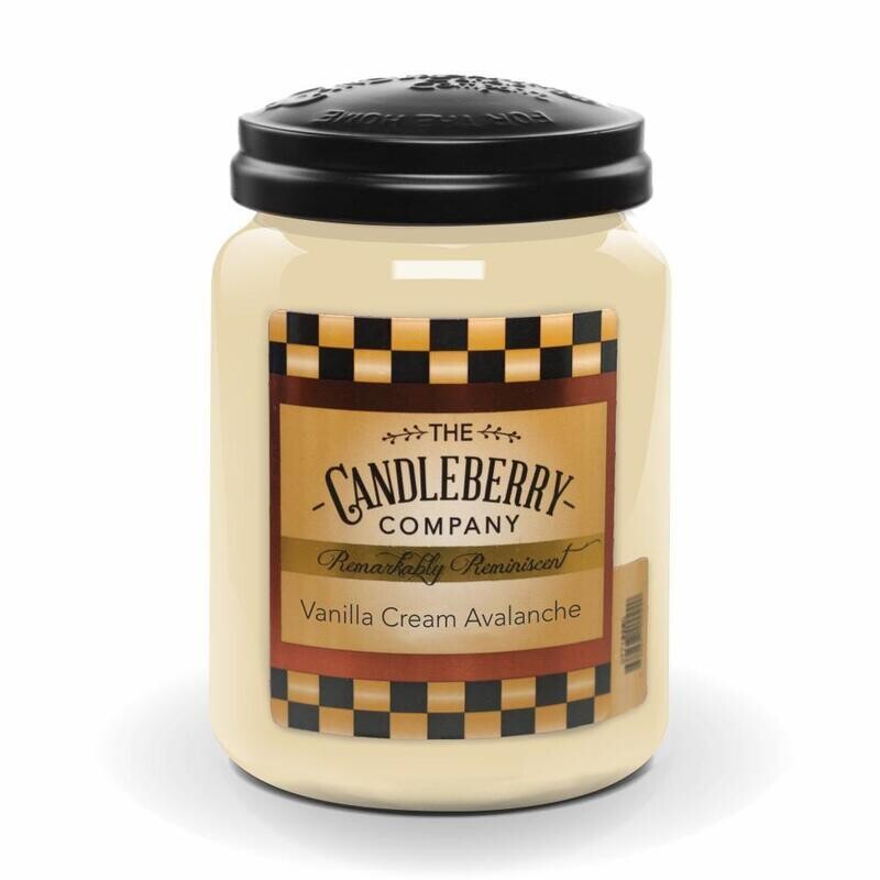 Vanilla Cream Avalanche, 26 oz. Jar, Scented Candle