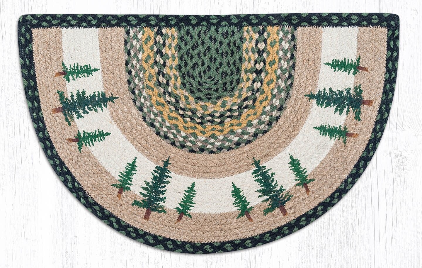 Tall Timbers Tree Slice Rug