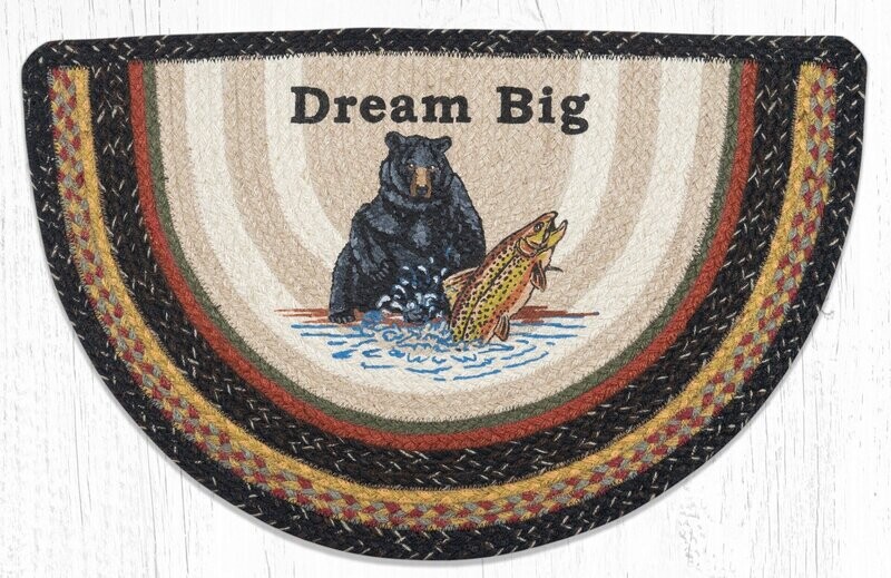 Dream Big Bear and Fish Slice Rug