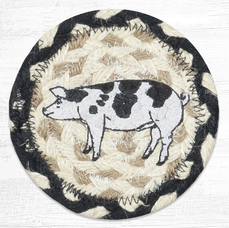 7" Round Pig