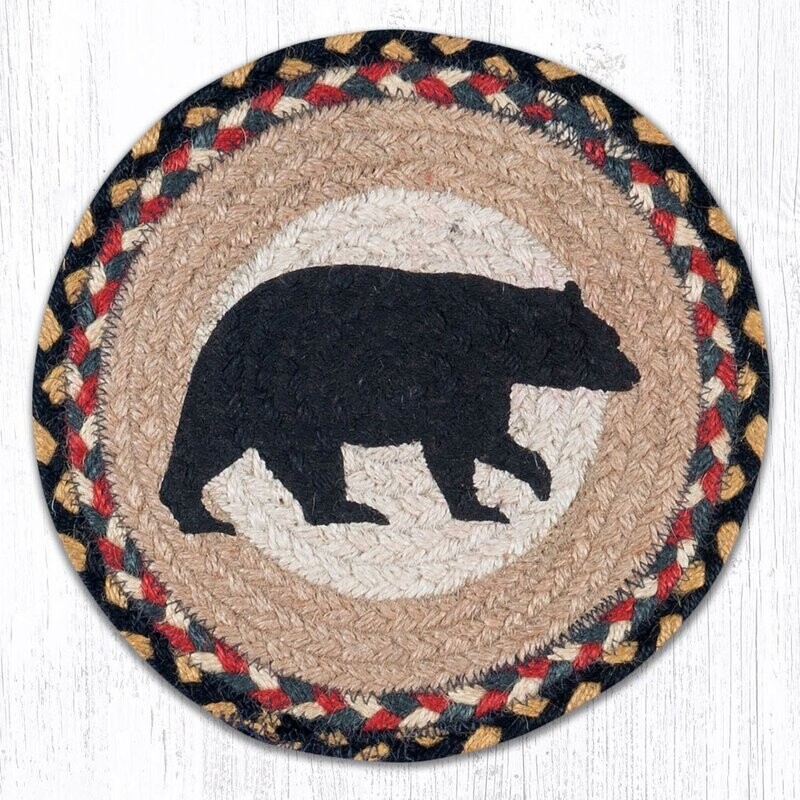 10" Round Trivet - American Bear